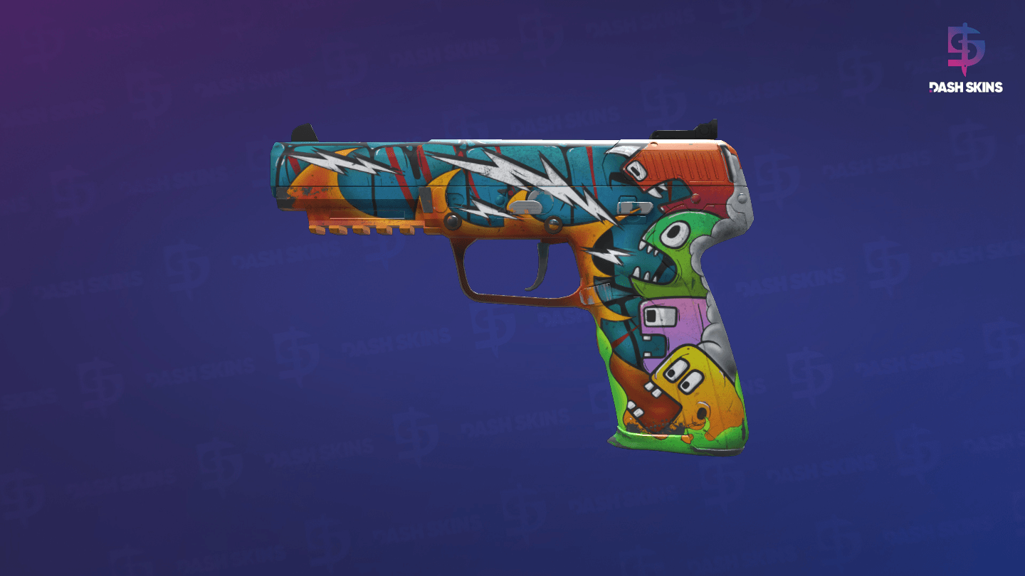 Five-SeveN | Angry Mob (Field-Tested) - Frontside Screenshot