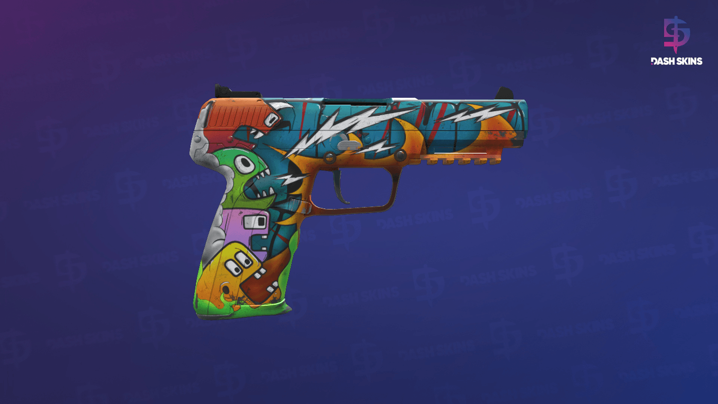 Five-SeveN | Angry Mob (Field-Tested) - Backside Screenshot