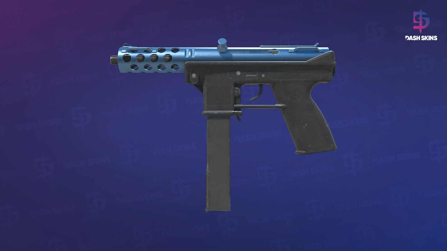 Tec-9 | Blue Titanium (Factory New) - Frontside Screenshot