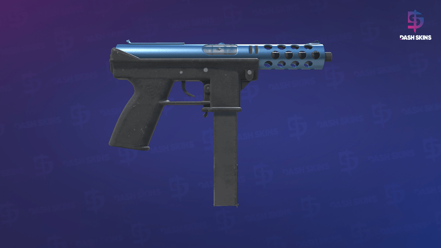 Tec-9 | Blue Titanium (Factory New) - Backside Screenshot