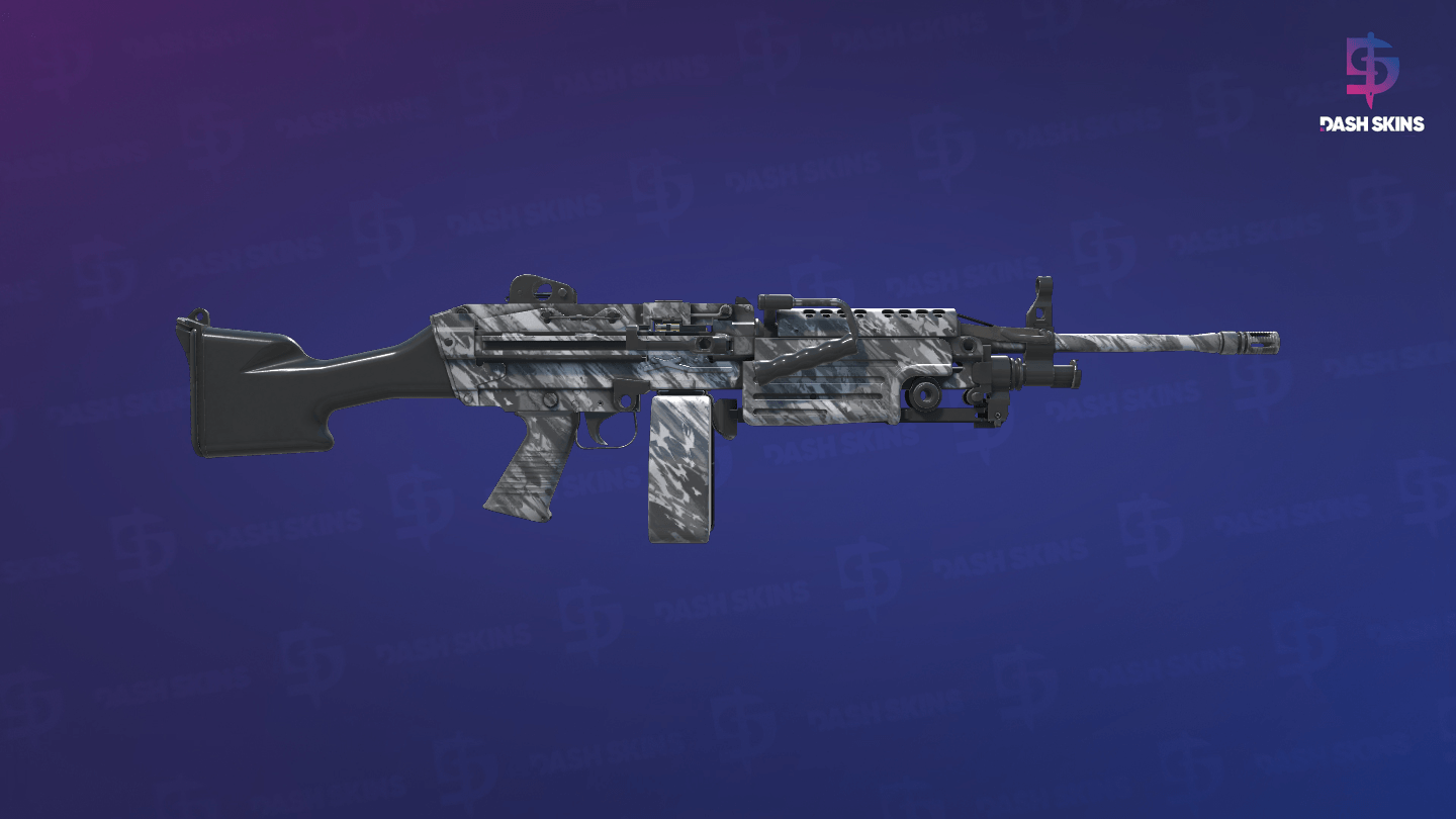 M249 | Sleet (Minimal Wear) - Backside Screenshot