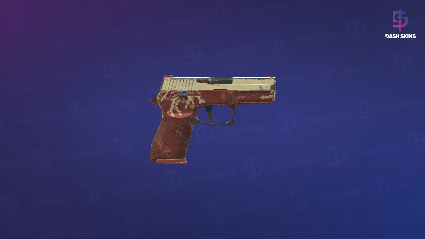 P250 | Red Tide (Field-Tested) - Backside Screenshot