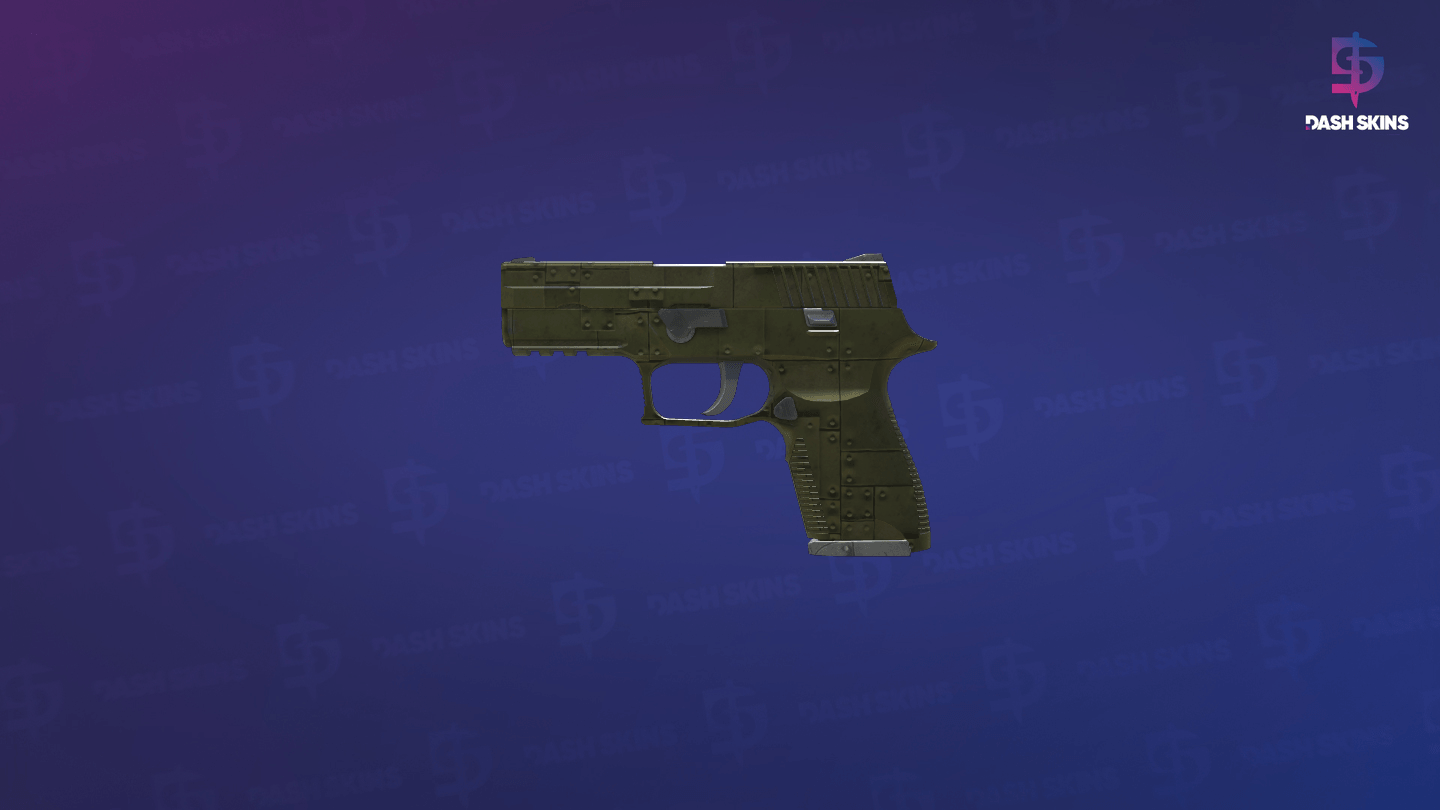 P250 | Iron Clad (Battle-Scarred) - Frontside Screenshot