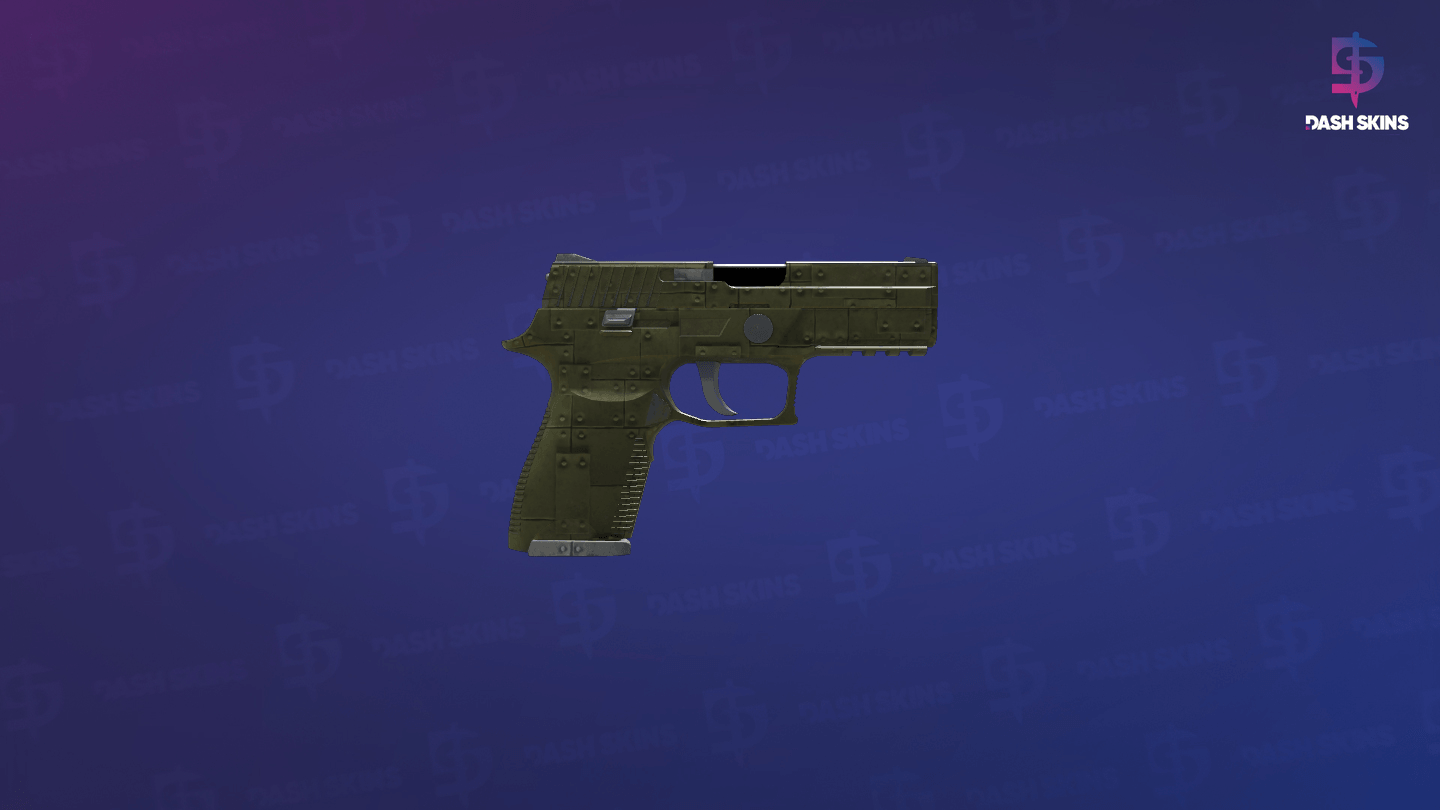 P250 | Iron Clad (Battle-Scarred) - Backside Screenshot