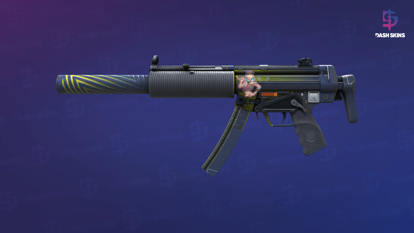 StatTrak™ MP5-SD | Condition Zero (Well-Worn) - Frontside Screenshot