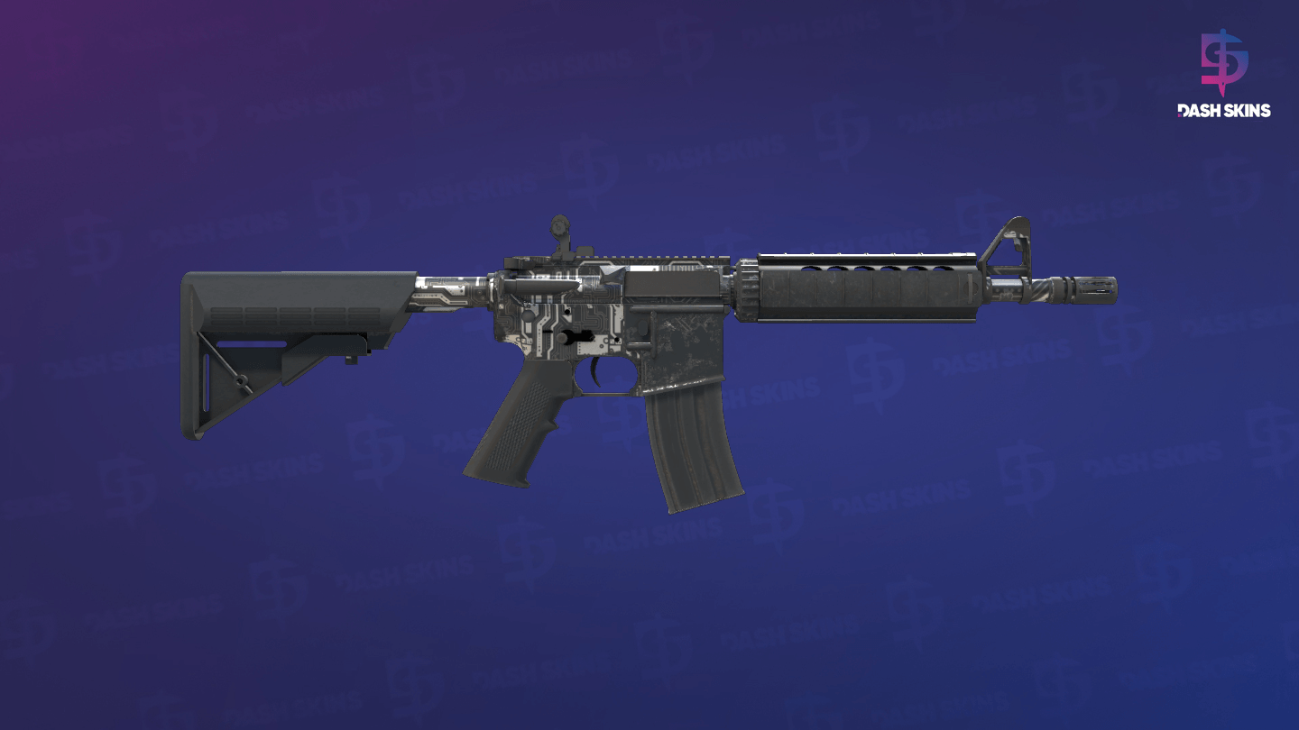 M4A4 | Mainframe (Field-Tested) - Backside Screenshot