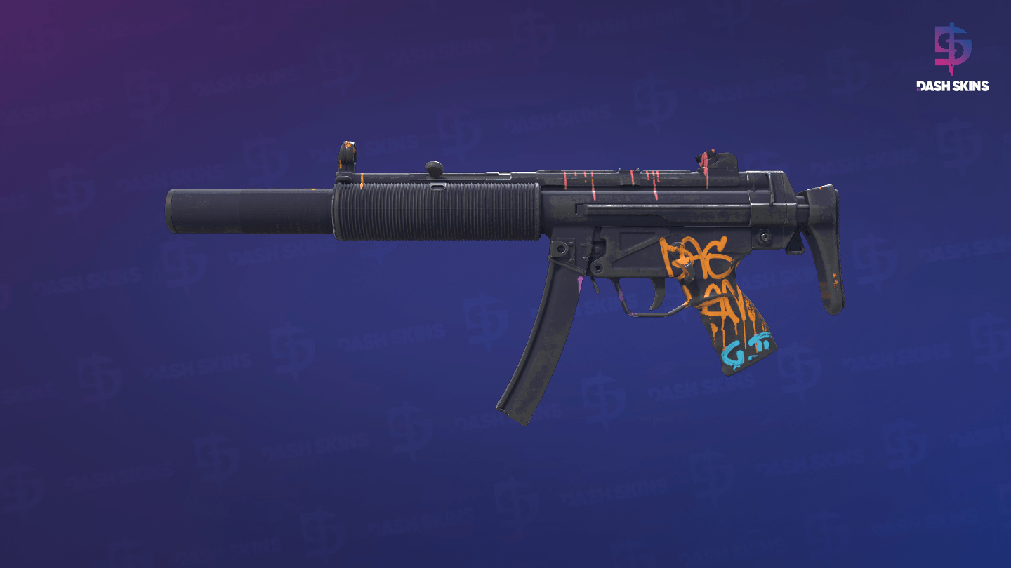 MP5-SD | Neon Squeezer (Field-Tested) - Frontside Screenshot