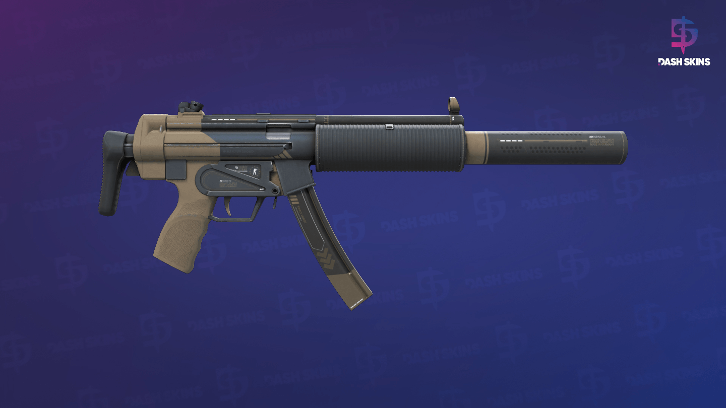 MP5-SD | Desert Strike (Field-Tested) - Backside Screenshot