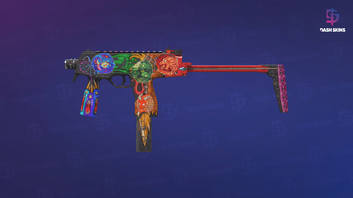 MP9 | Food Chain (Well-Worn) - Frontside Screenshot