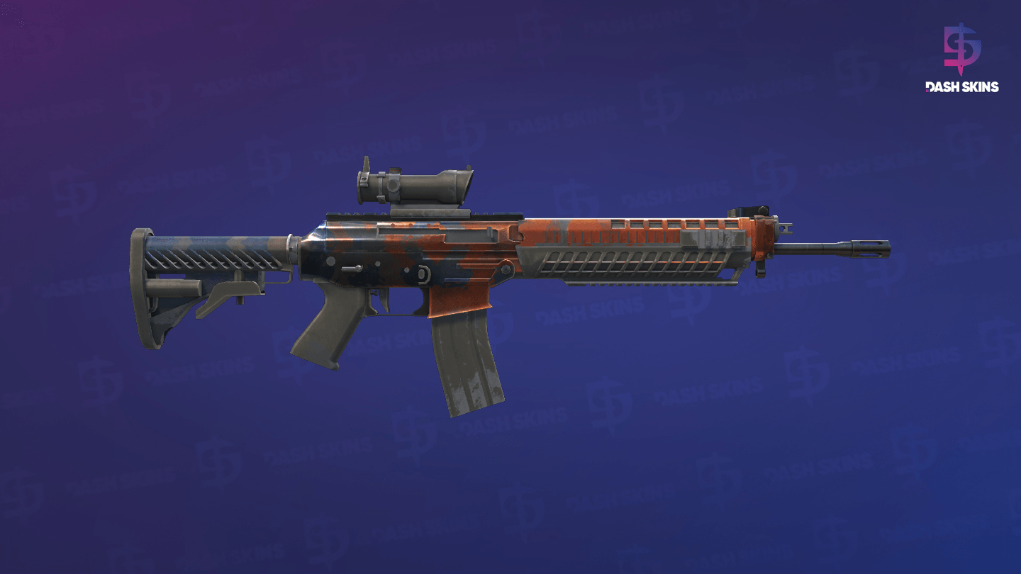 SG 553 | Danger Close (Field-Tested) - Backside Screenshot