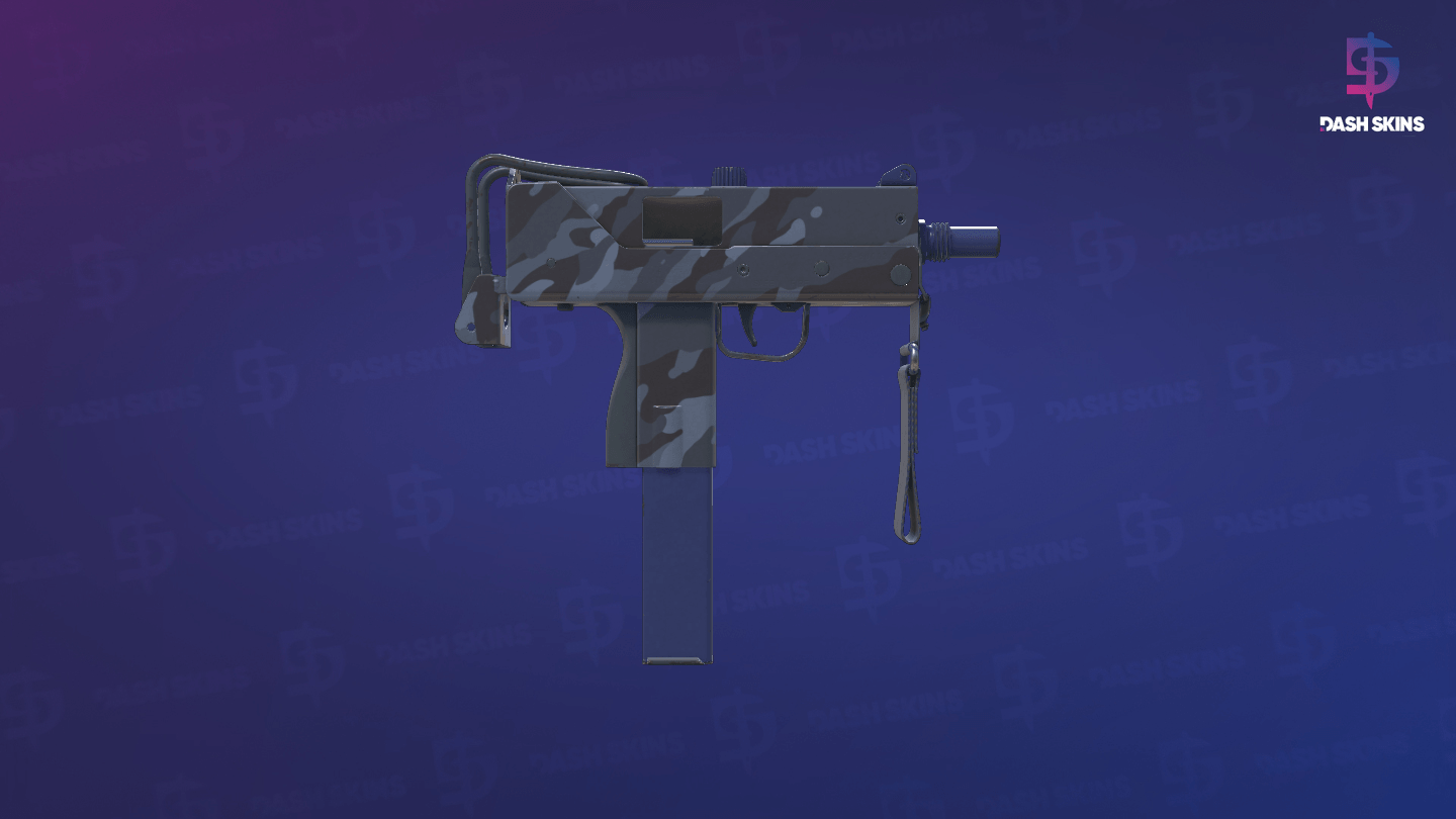 MAC-10 | Storm Camo (Minimal Wear) - Backside Screenshot