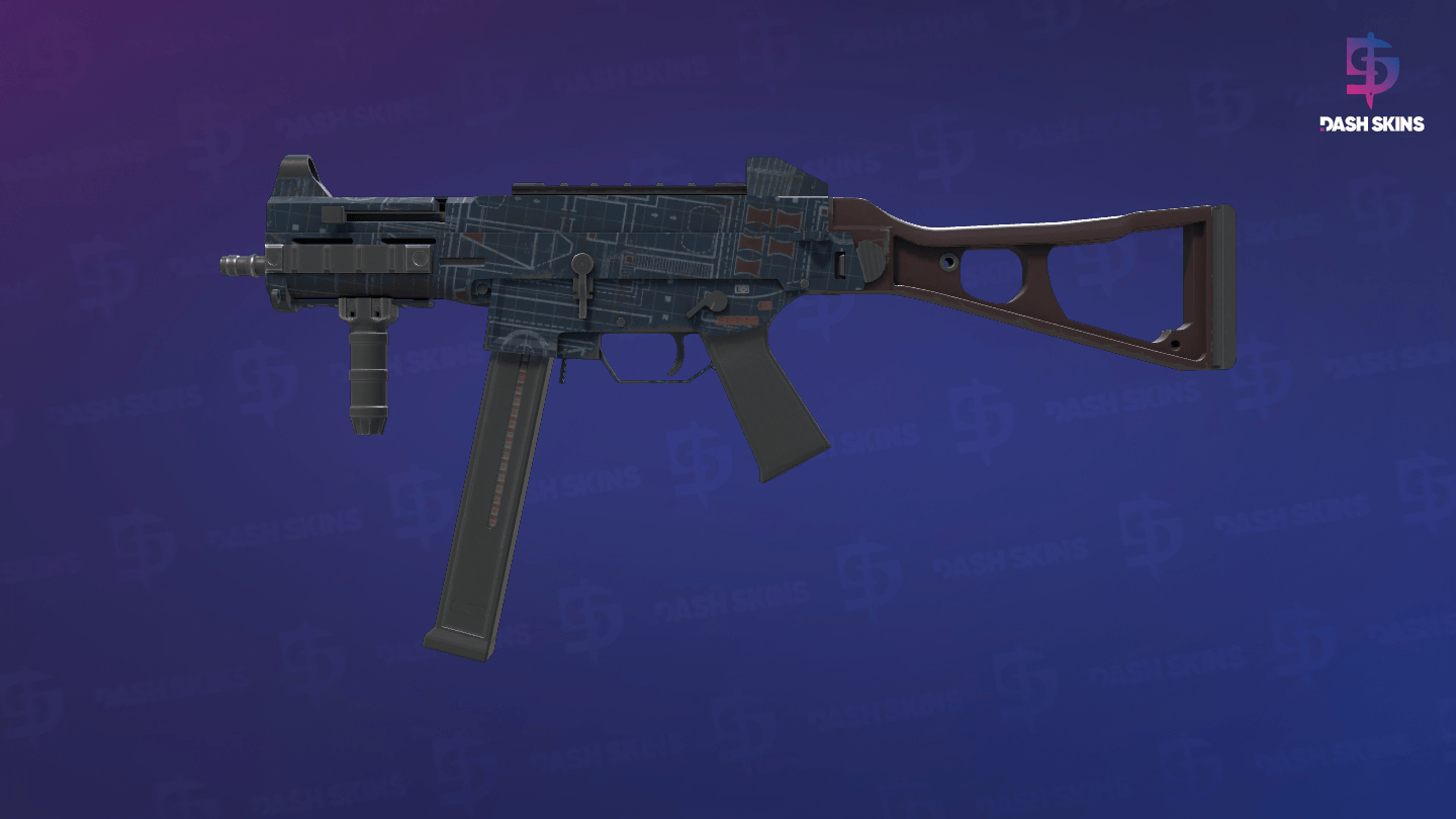 UMP-45 | Facility Dark (Field-Tested) - Frontside Screenshot
