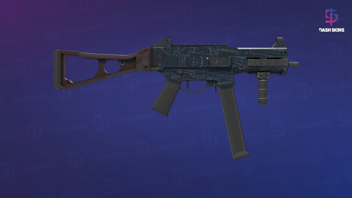UMP-45 | Facility Dark (Field-Tested) - Backside Screenshot