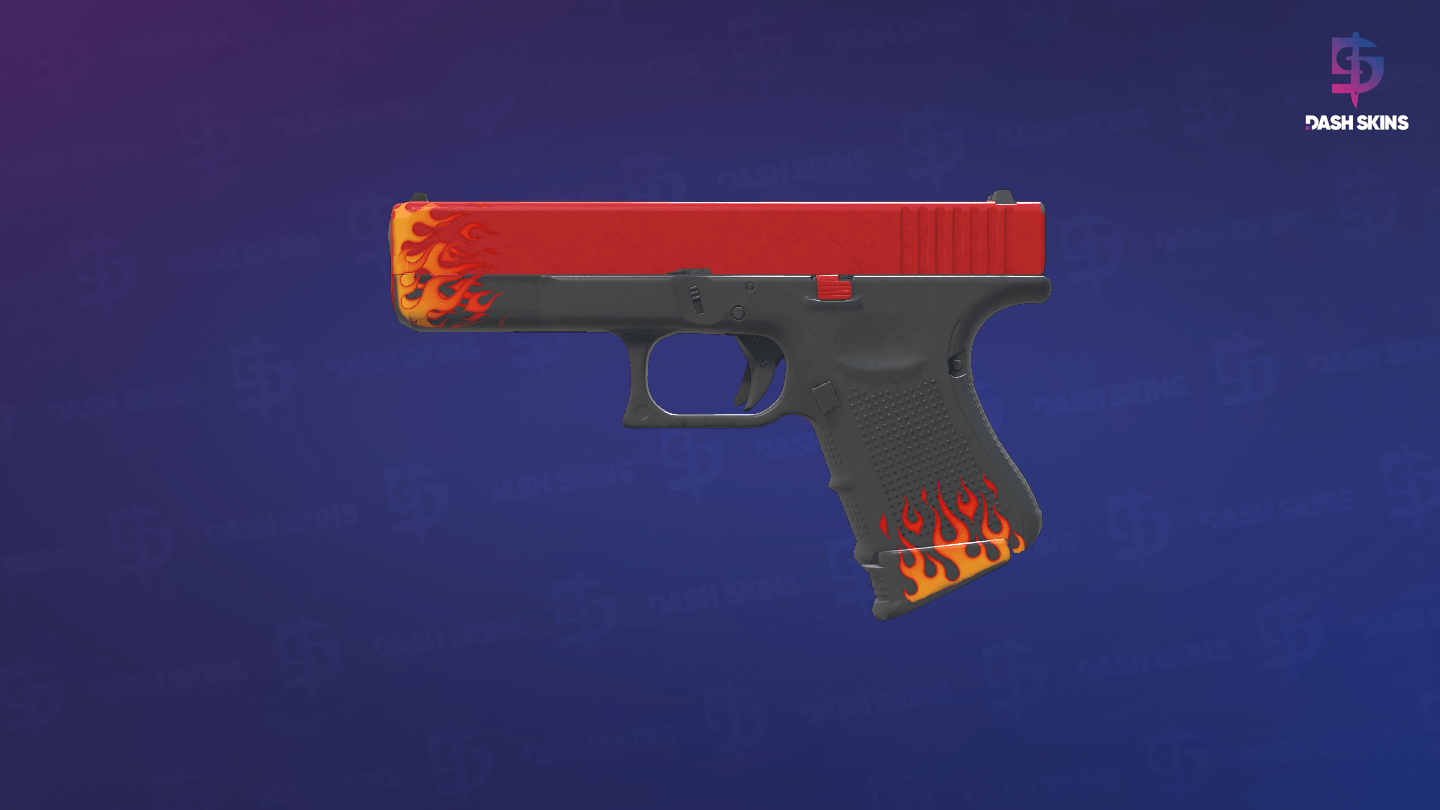 Glock-18 | Candy Apple (Minimal Wear) - Frontside Screenshot