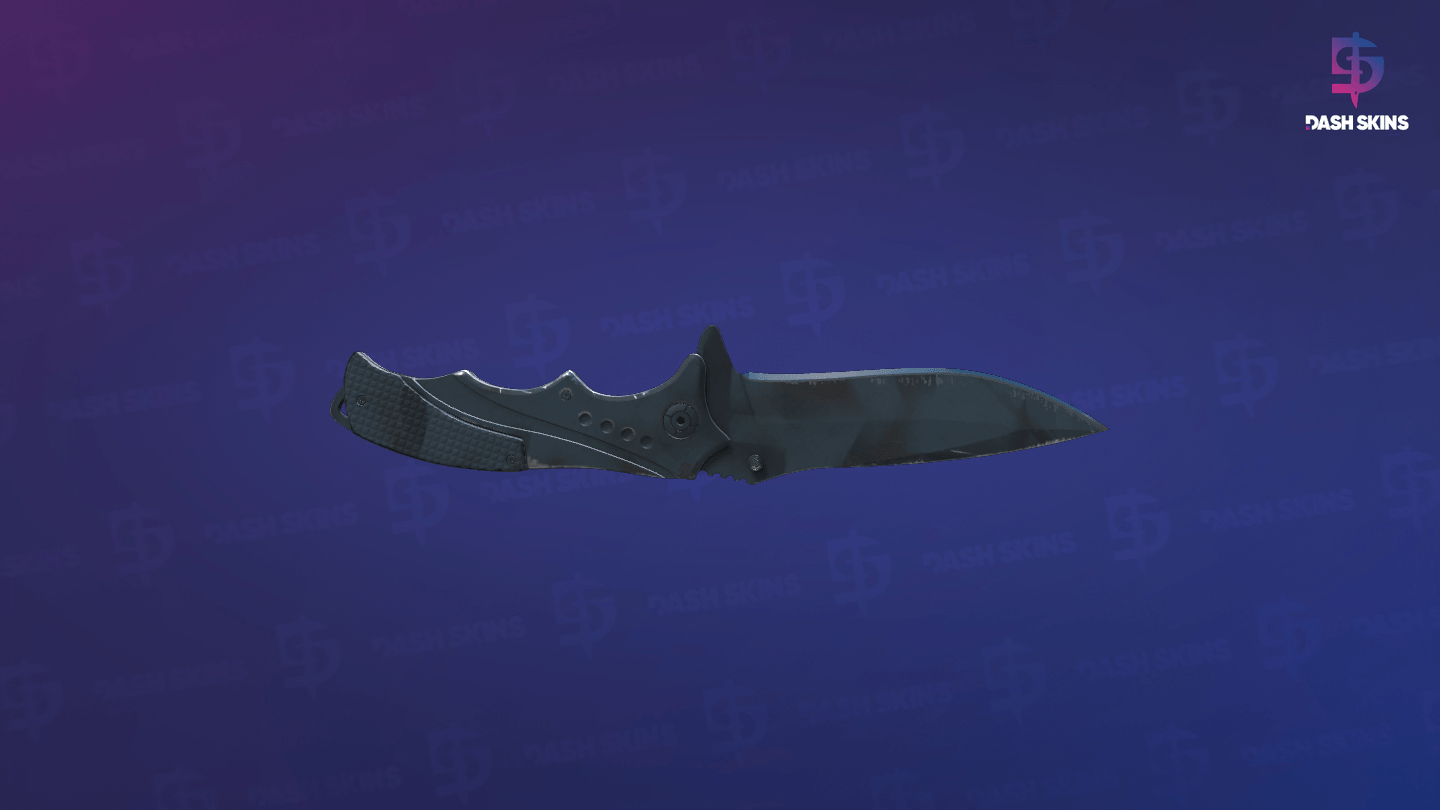 ★ StatTrak™ Nomad Knife | Night Stripe (Well-Worn) - Backside Screenshot
