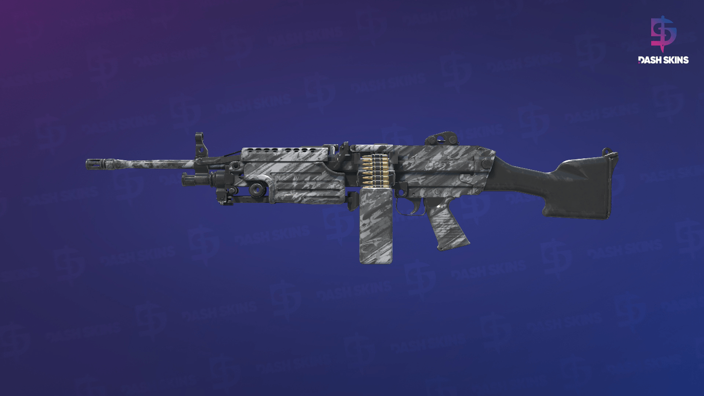 M249 | Sleet (Field-Tested) - Frontside Screenshot