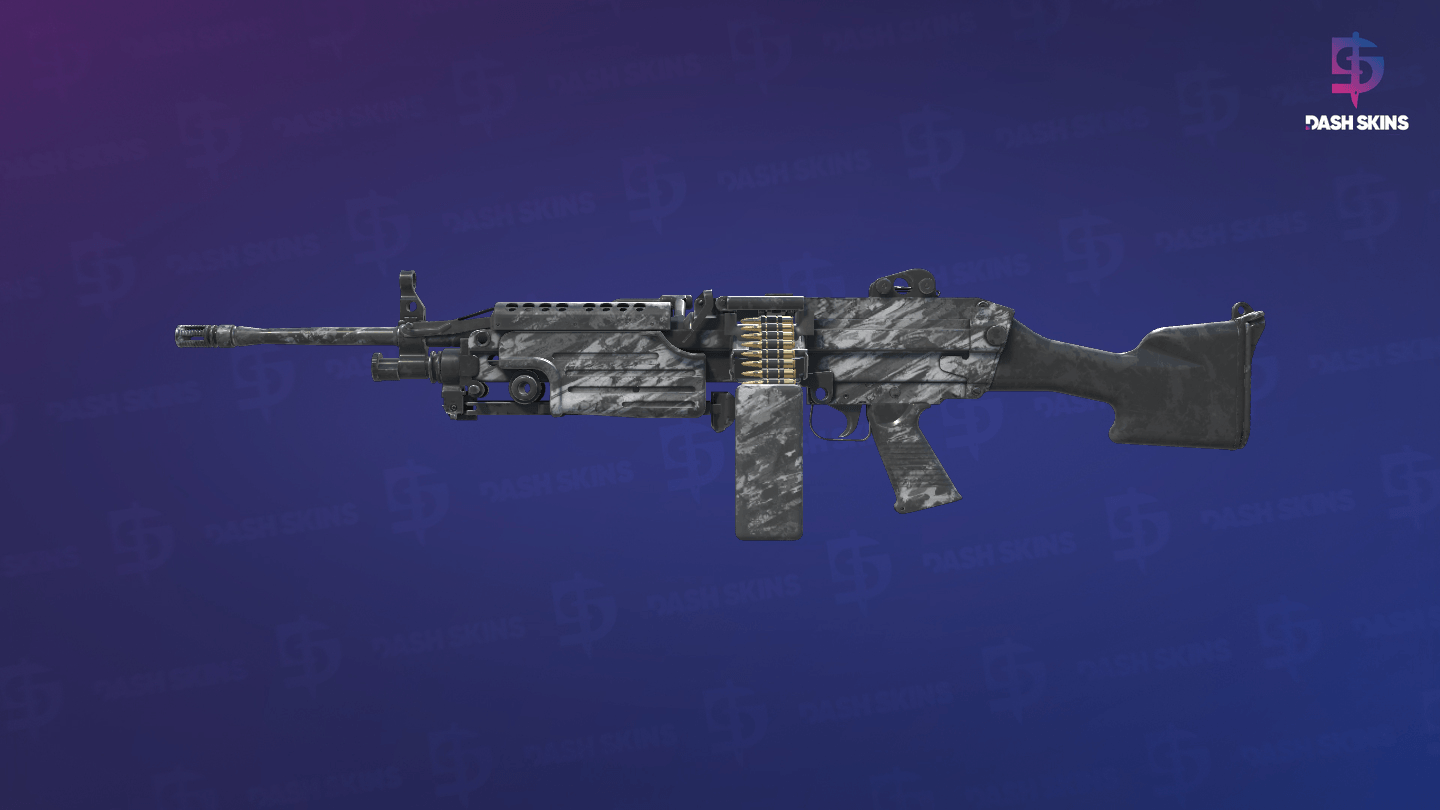 M249 | Sleet (Battle-Scarred) - Frontside Screenshot
