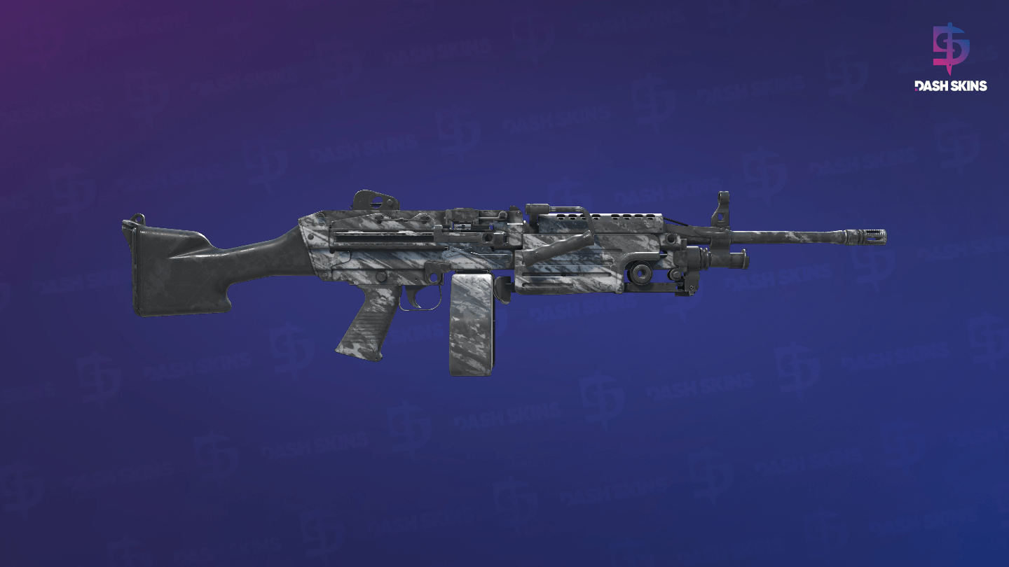 M249 | Sleet (Battle-Scarred) - Backside Screenshot