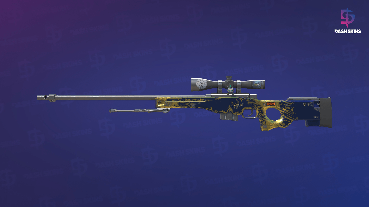 StatTrak™ AWP | Man-o'-war (Minimal Wear) - Frontside Screenshot