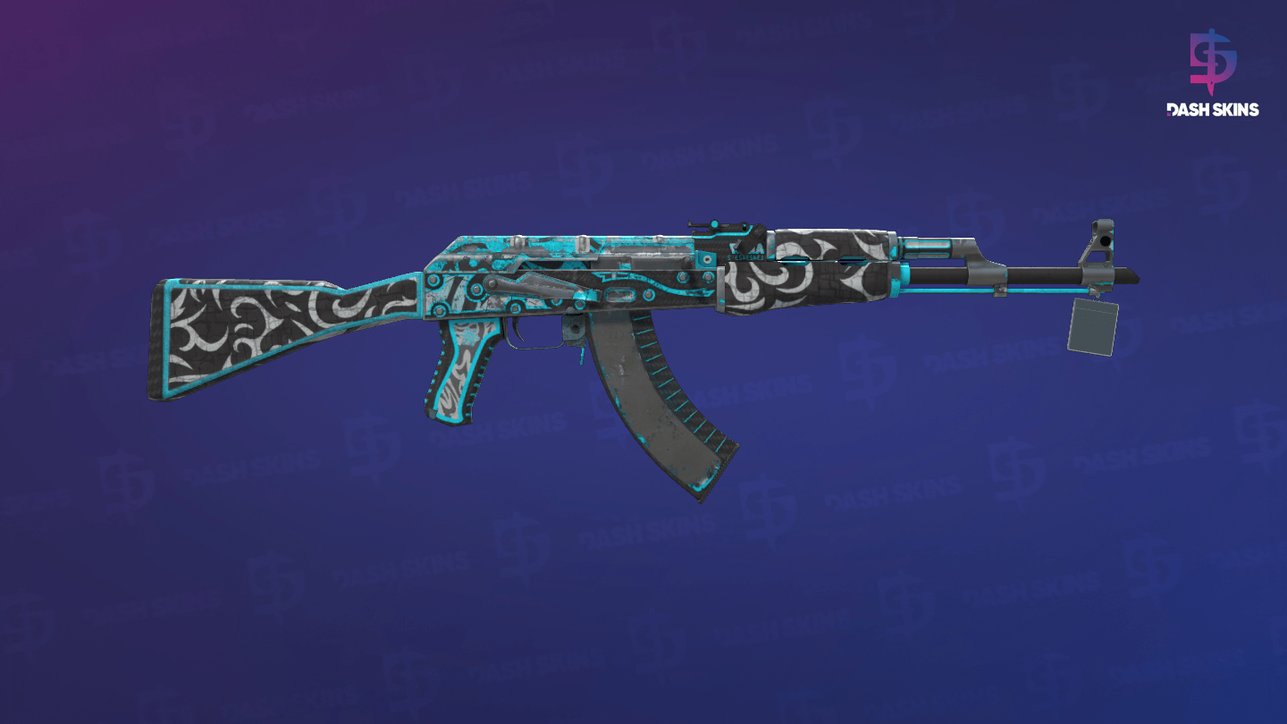 AK-47 | Frontside Misty (Battle-Scarred) - Backside Screenshot
