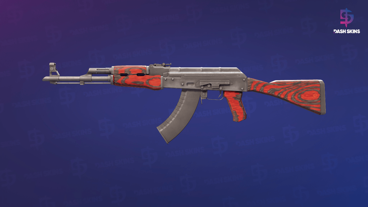 AK-47 | Vermelho Laminado - Frontside Screenshot