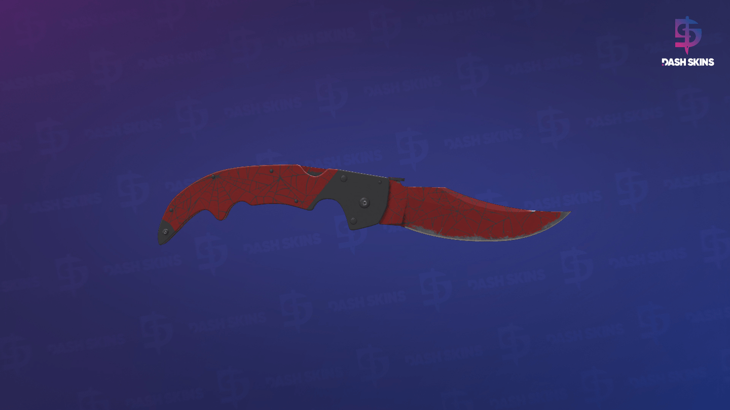 ★ Falchion Knife | Crimson Web (Field-Tested) - Frontside Screenshot