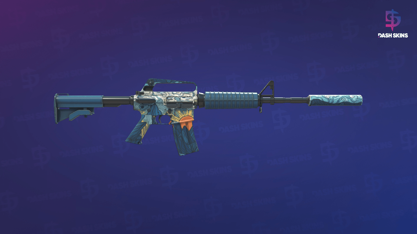 M4A1-S | Solitude (Minimal Wear) - Backside Screenshot