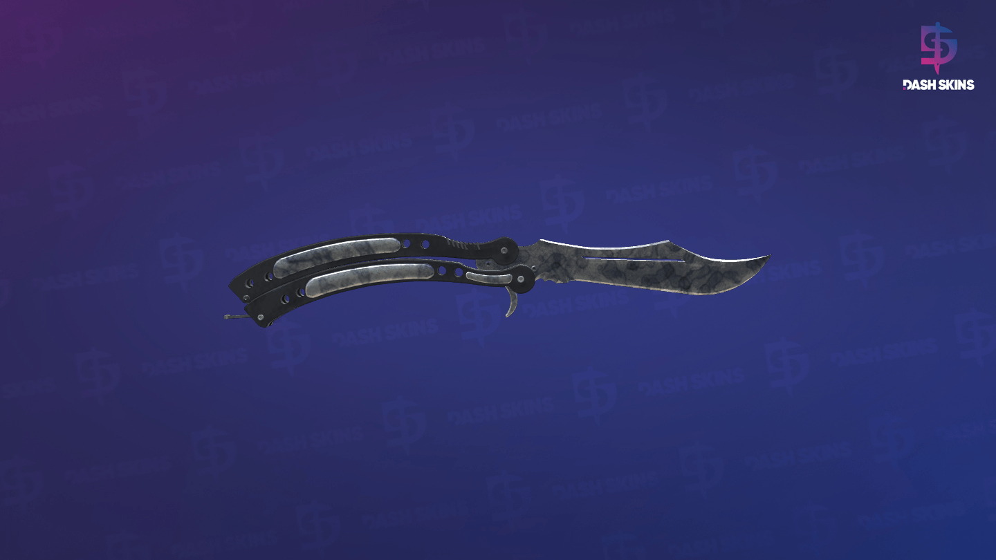 ★ Butterfly Knife | Stained (Well-Worn) - Backside Screenshot