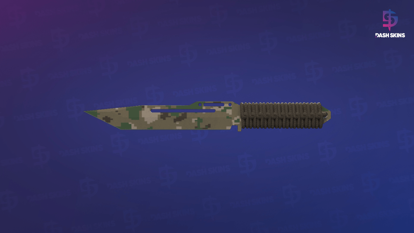 ★ Paracord Knife | Forest DDPAT (Field-Tested) - Backside Screenshot