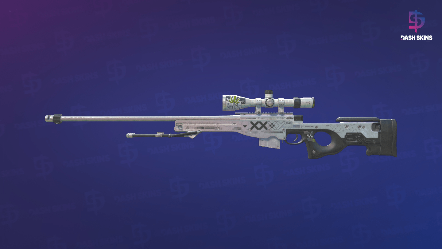 AWP | Printstream (Battle-Scarred) - Frontside Screenshot