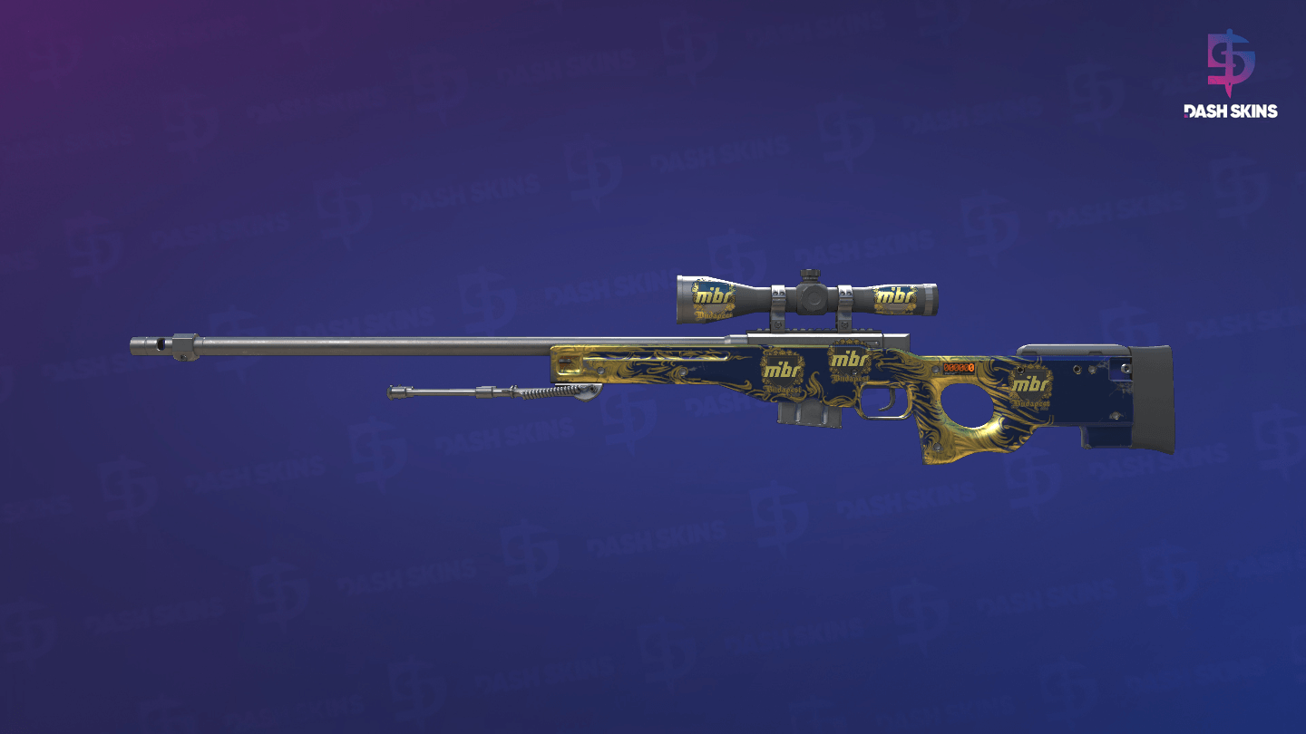 StatTrak™ AWP | Man-o'-war (Minimal Wear) - Frontside Screenshot