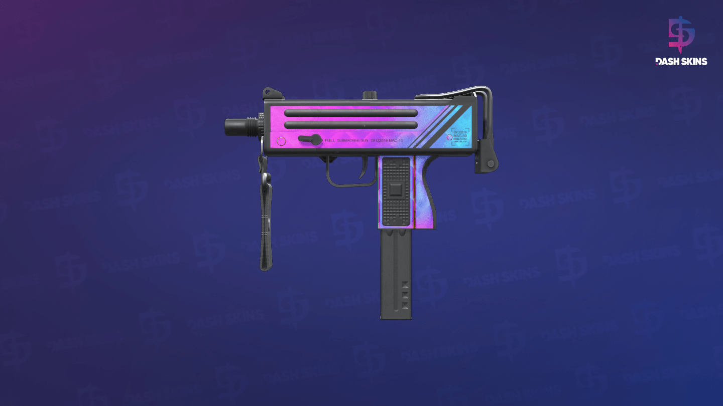 MAC-10 | Disco Tech (Field-Tested) - Frontside Screenshot