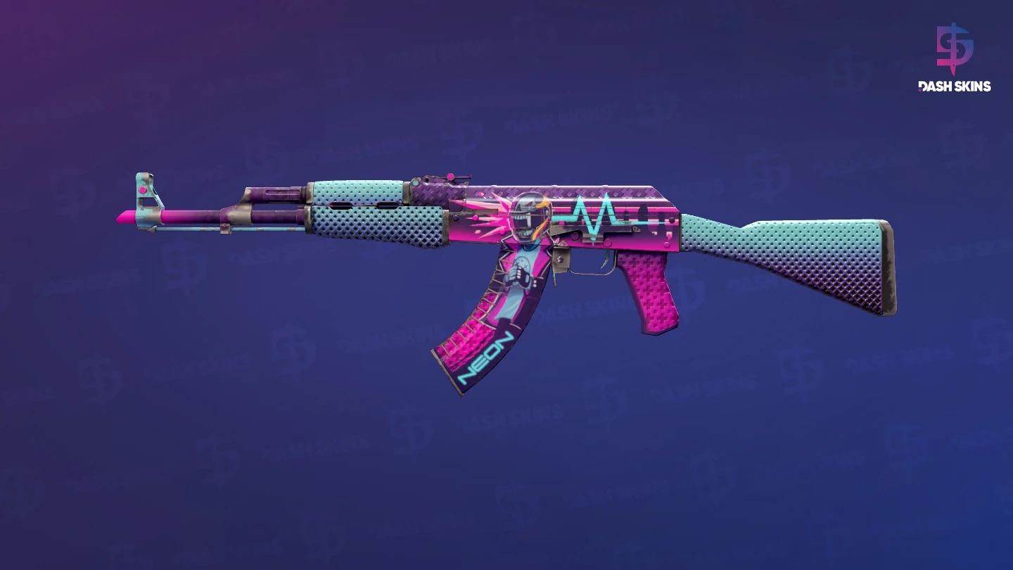 AK-47 | Piloto Neon - Frontside Screenshot