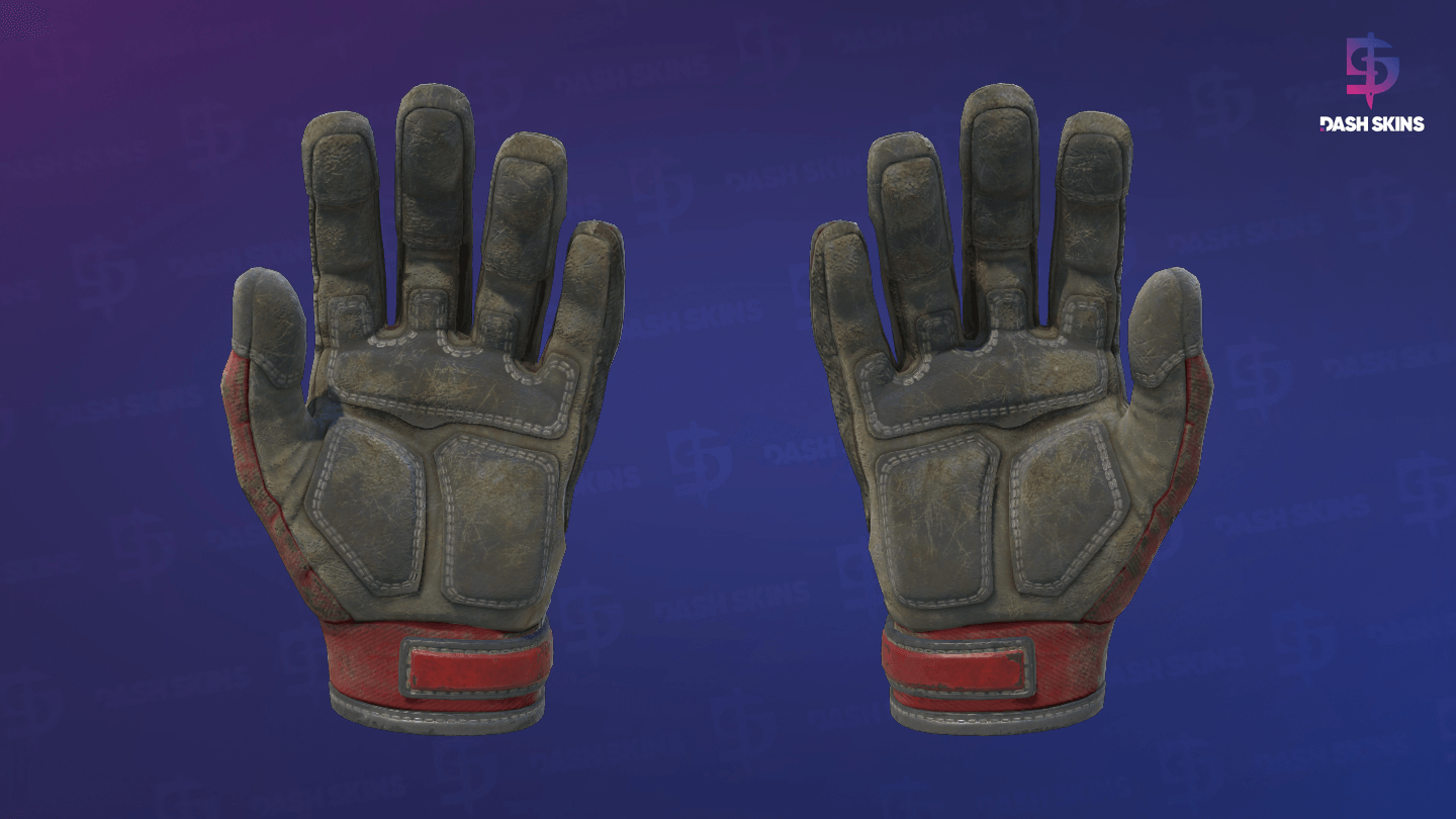 ★ Specialist Gloves | Crimson Web (Battle-Scarred) - Backside Screenshot