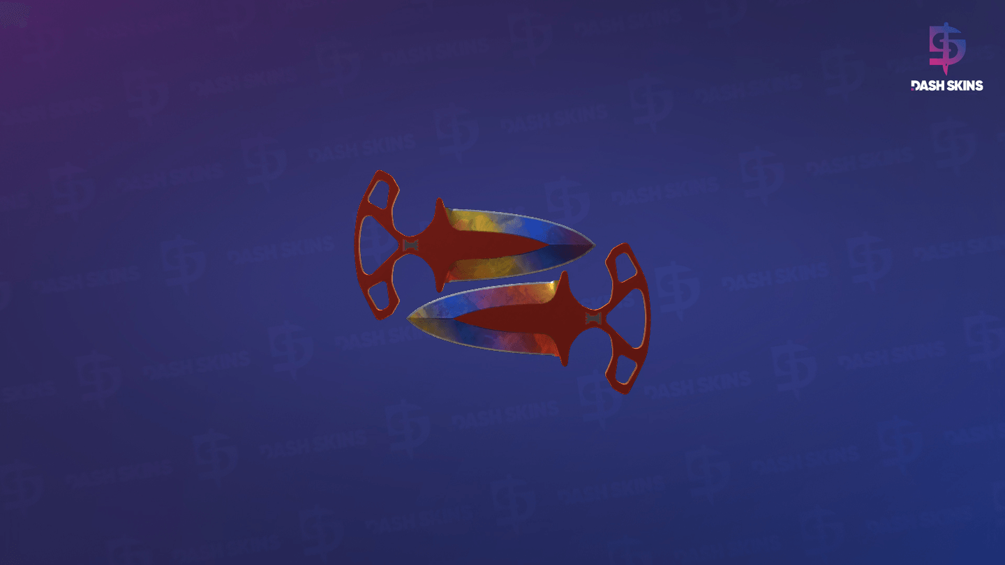 ★ Shadow Daggers | Marble Fade (Factory New) - Backside Screenshot