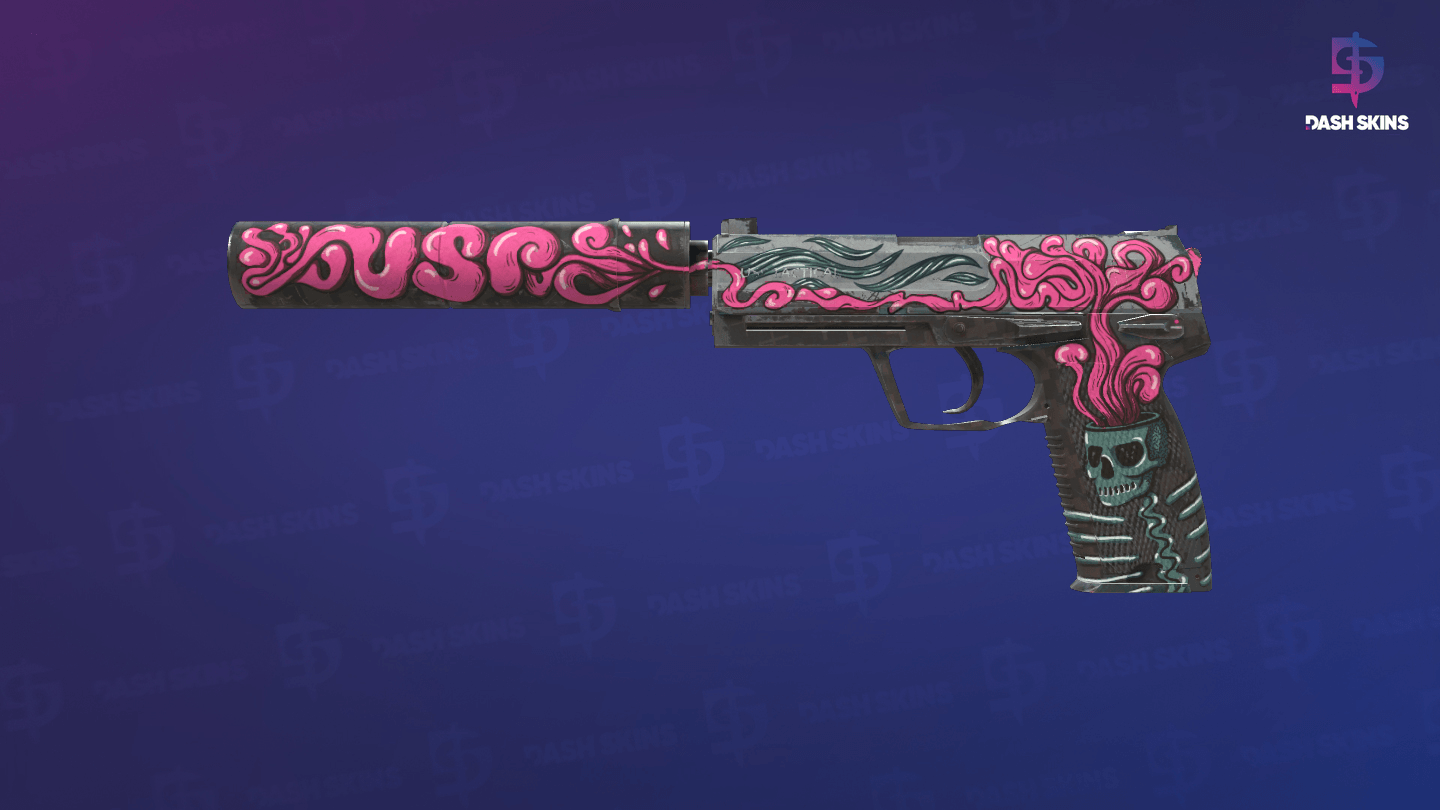 USP-S | Cortex (Well-Worn) - Frontside Screenshot