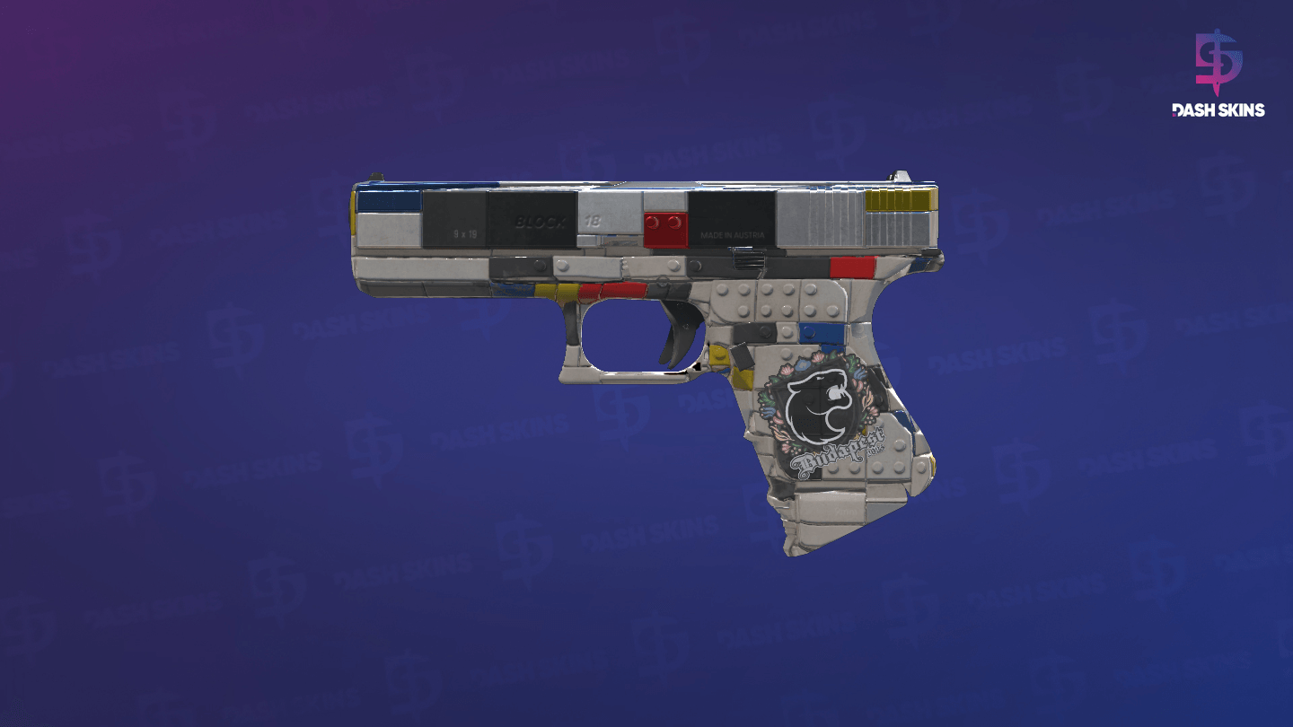 Glock-18 | Block-18 (Field-Tested) - Frontside Screenshot