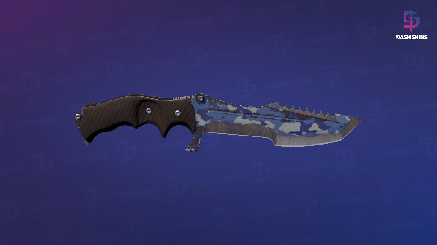 ★ Huntsman Knife | Bright Water (Battle-Scarred) - Frontside Screenshot