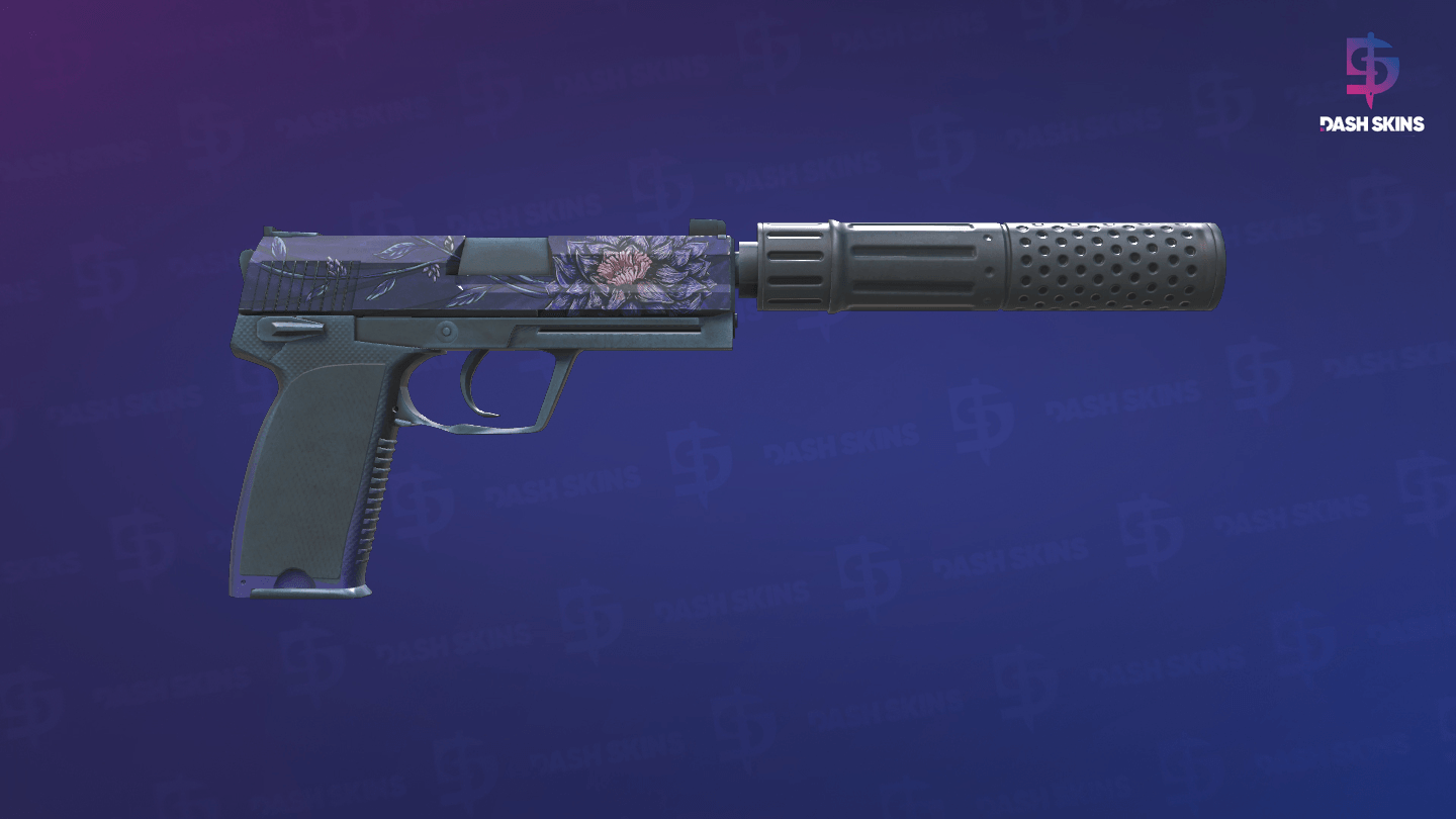 USP-S | Black Lotus (Minimal Wear) - Backside Screenshot