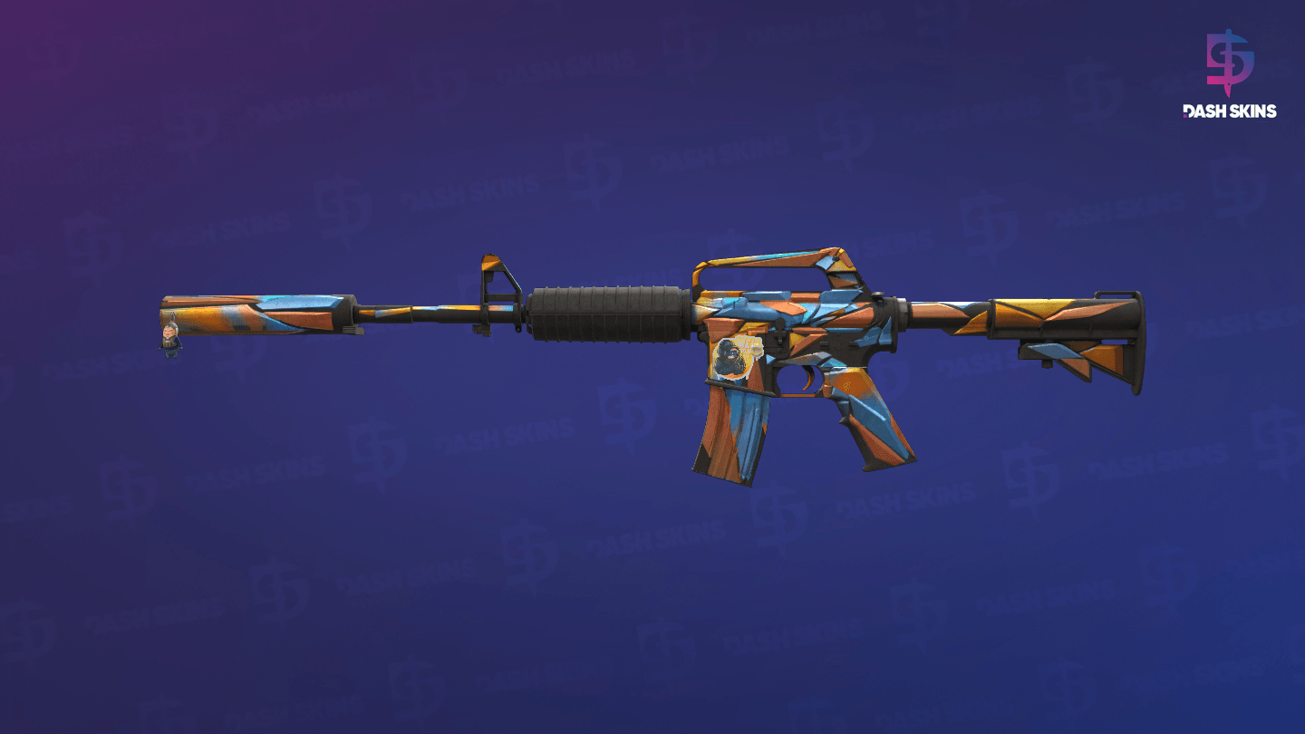 M4A1-S | Leaded Glass (Well-Worn) - Frontside Screenshot