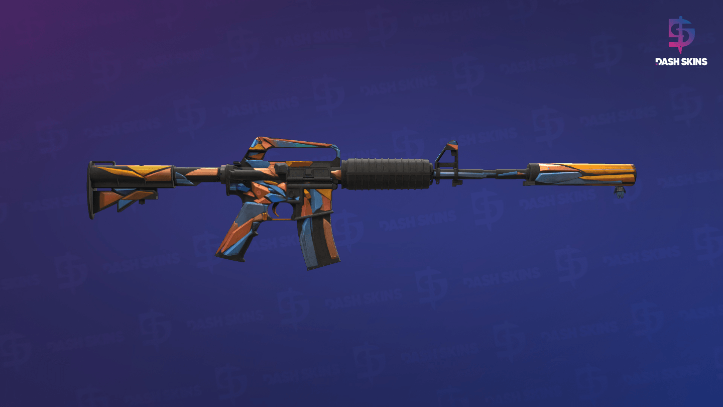 M4A1-S | Leaded Glass (Well-Worn) - Backside Screenshot