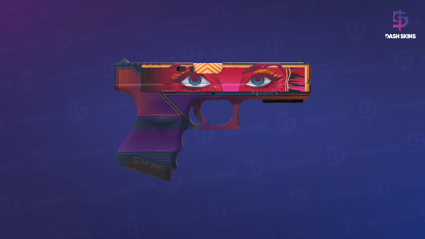StatTrak™ Glock-18 | Vogue (Minimal Wear) - Backside Screenshot