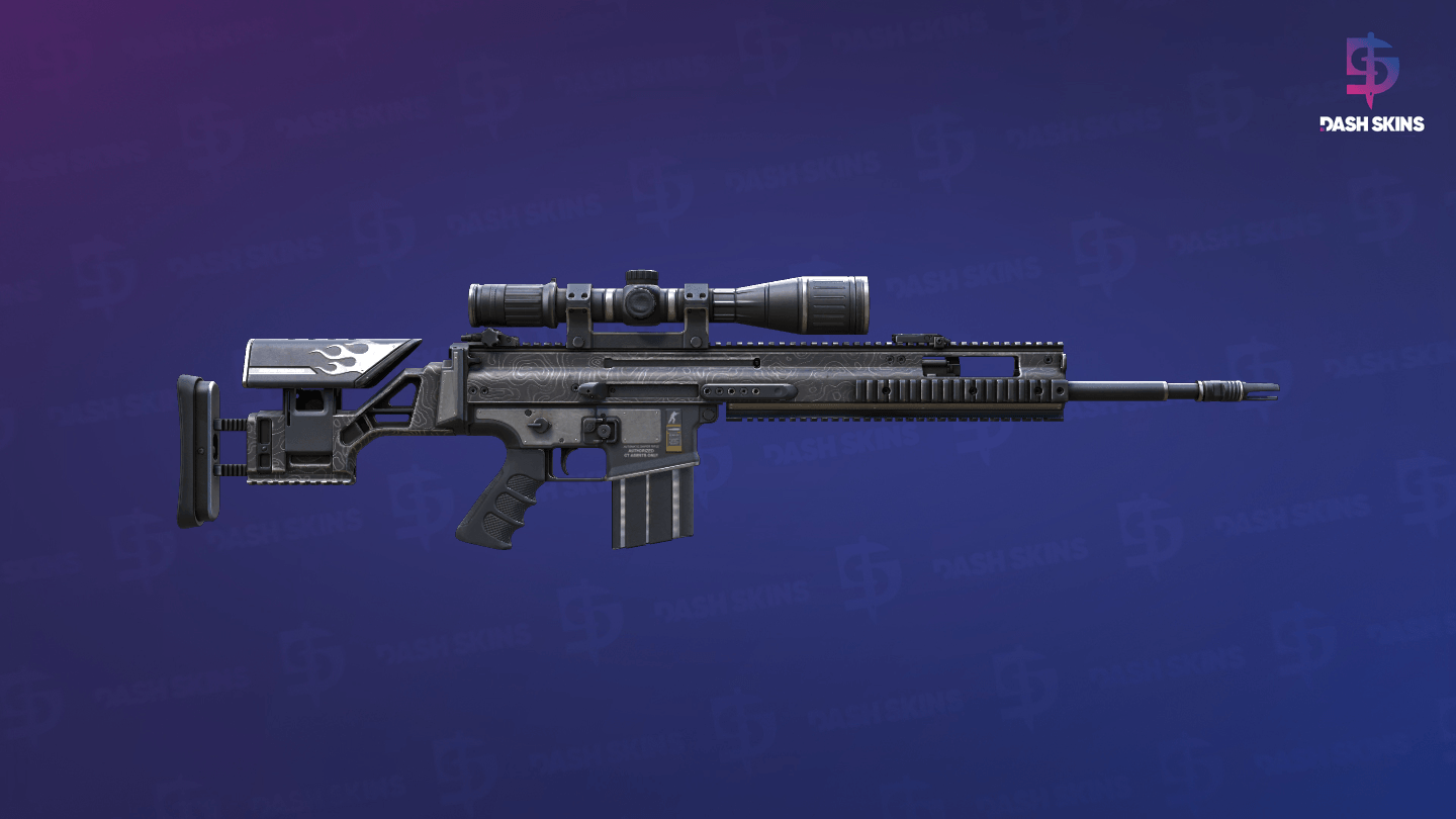 SCAR-20 | Trail Blazer (Field-Tested) - Backside Screenshot