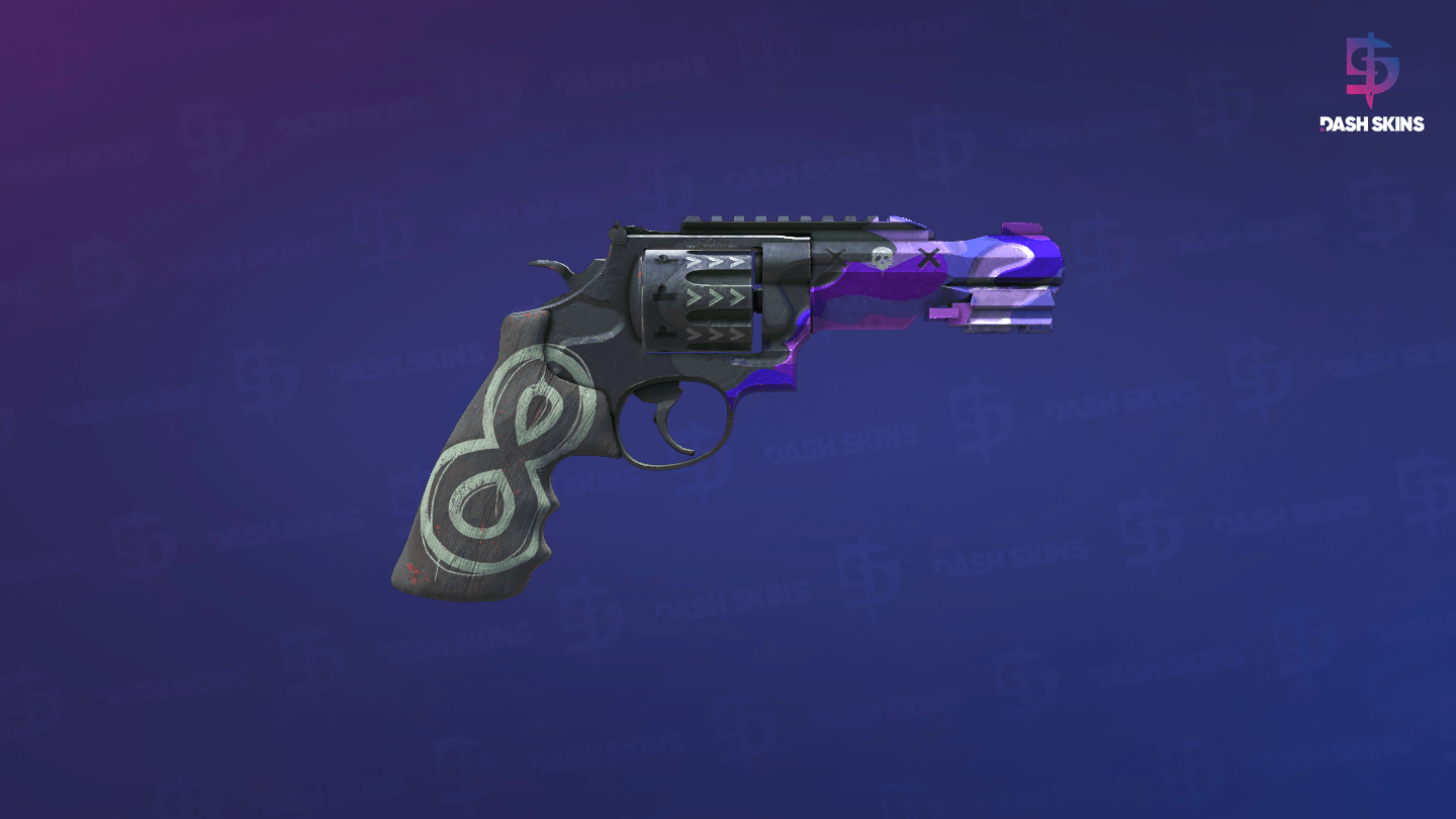R8 Revolver | Crazy 8 (Field-Tested) - Backside Screenshot