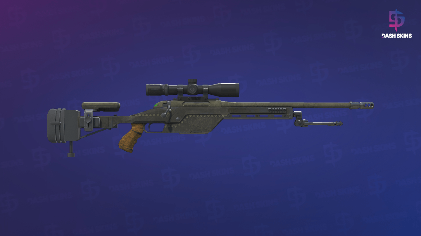 SSG 08 | Necropos (Field-Tested) - Backside Screenshot
