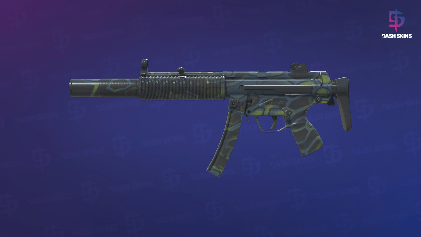 MP5-SD | Lime Hex (Minimal Wear) - Frontside Screenshot