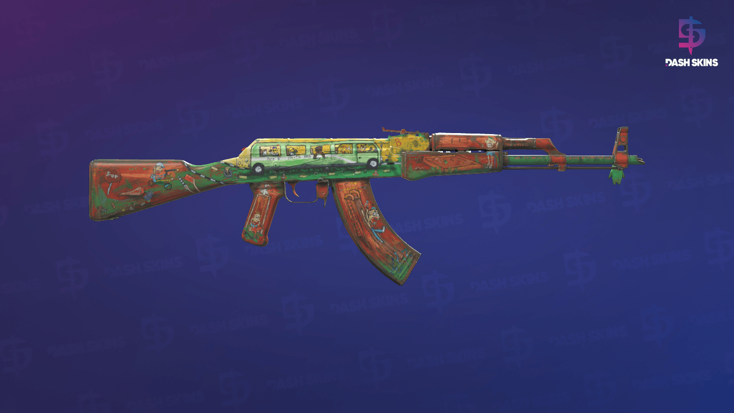 AK-47 | The Outsiders (Field-Tested) - Backside Screenshot