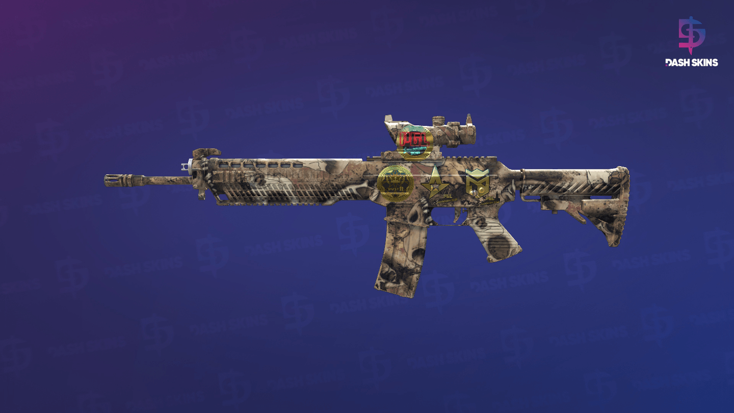 Souvenir SG 553 | Bleached (Minimal Wear) - Frontside Screenshot