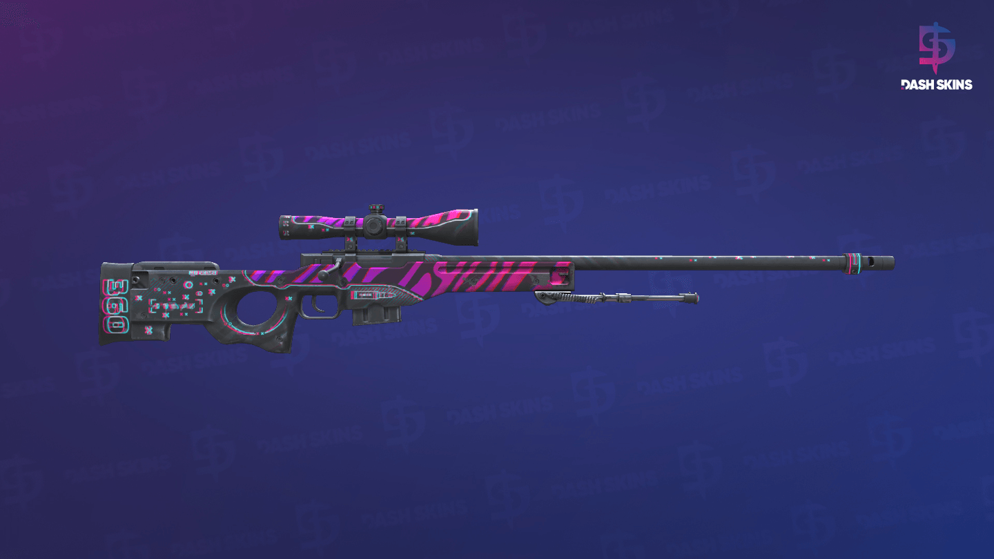 AWP | Chromatic Aberration (Field-Tested) - Backside Screenshot