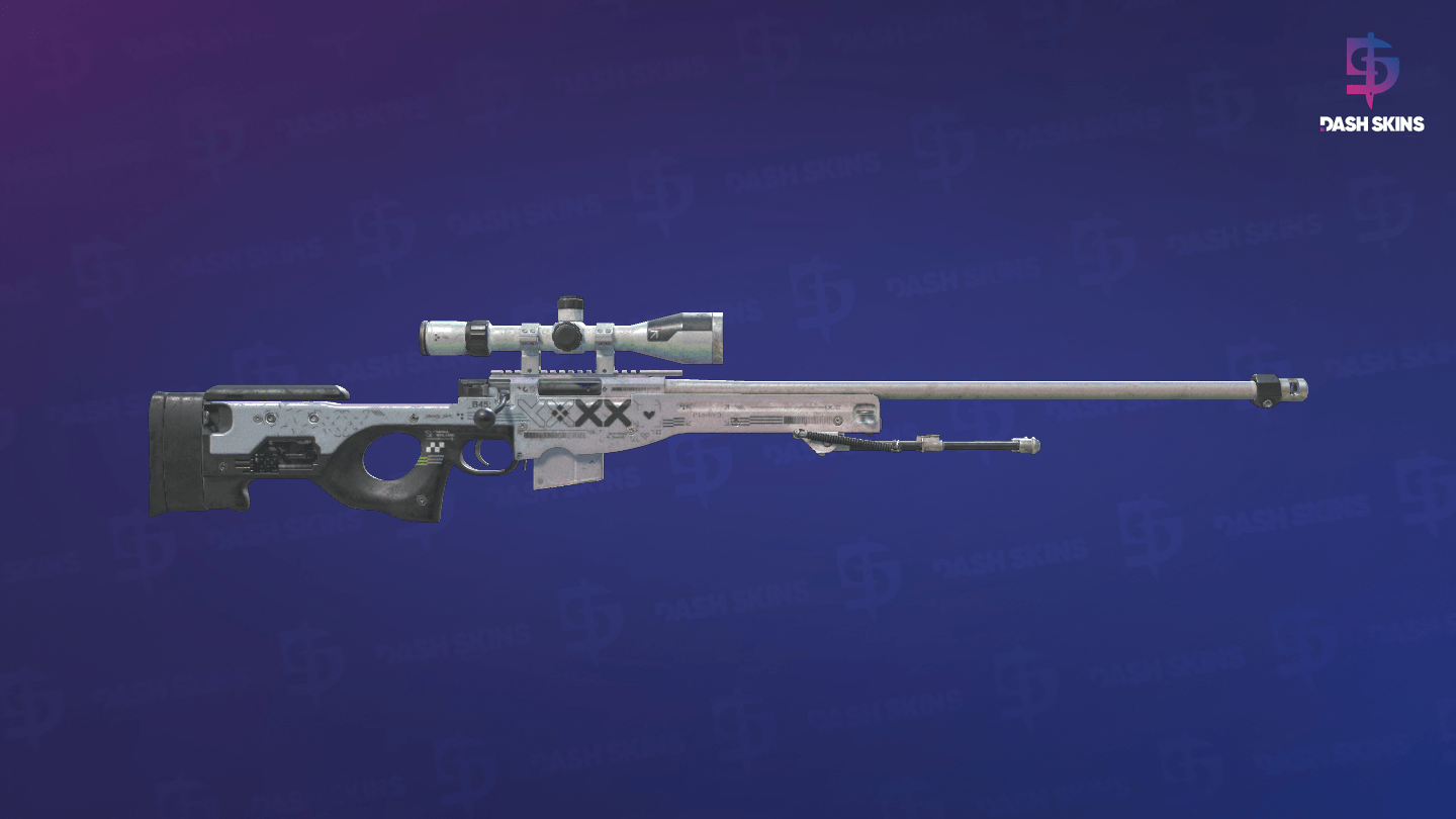 AWP | Printstream (Battle-Scarred) - Backside Screenshot